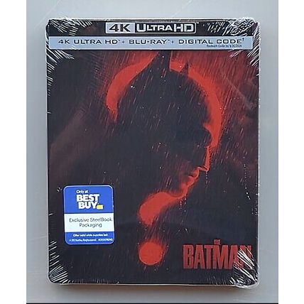 The Batman Best Buy Limited Edition Collectible Steelbook 4K Ultra HD Movie