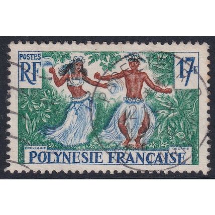 French Polynesia 1958 SG 11 Used (D-100 (15))