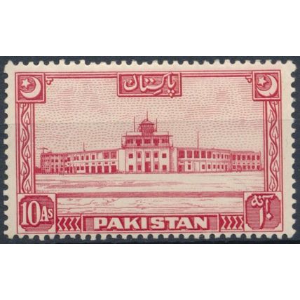 Karachi Airport: 10a - Pakistan 1949 - NM NH - SG 50