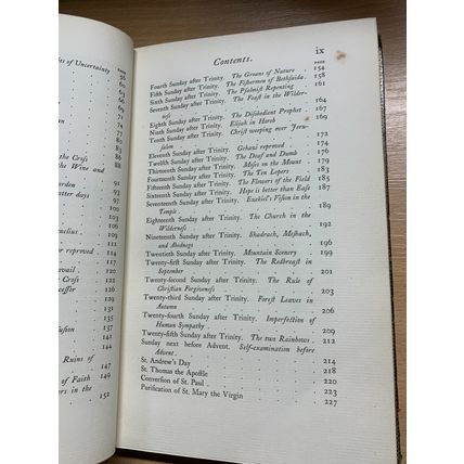 1877 "THE CHRISTIAN YEAR" THOUGHTS IN VERSE JOHN KEBLE LEATHER ANTIQUE BOOK (P5)