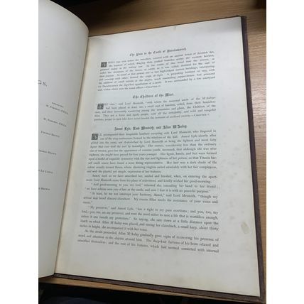 1877 SIX ENGRAVINGS ILLUSTRATION OF A LEGEND OF MONTROSE ILLUSTRATED BOOK (P5)