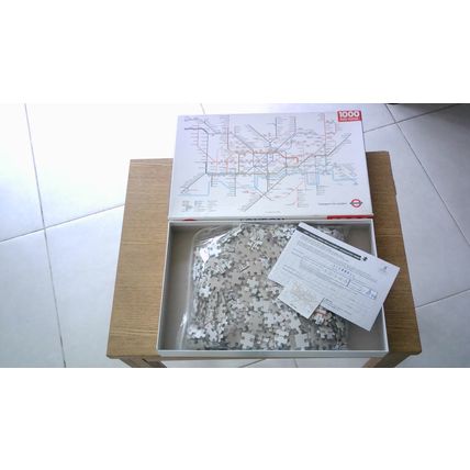 LONDON UNDERGROUND MAP Jigsaw Puzzle (1000 Piece) Robert Frederick (2015)
