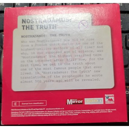 Nostradamus DVD Promo The Daily Mirror Mystery Files Discovery