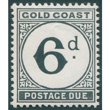 Gold Coast 1952 6d black Postage Due SGD7 unused