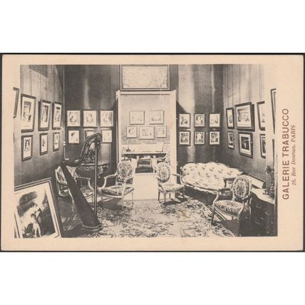 Galerie Trabucco, 16 Rue Daunou, Paris, c.1920s - Galerie Trabucco CPA