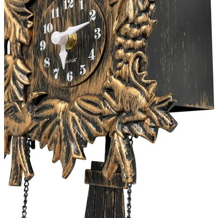 Chiming Cookoo Clock Brown Vintage Bird Flapping Cuckoo Clocks Volume Adjustable