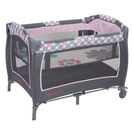 Baby Trend Lil' Snooze™ Deluxe II Nursery Center® Playard, Daisy Dots