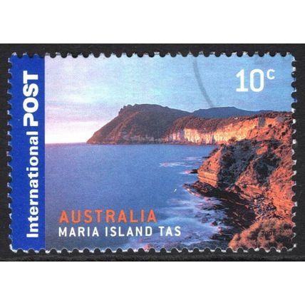 AUSTRALIA 2007: ISLAND JEWELS - 10c MARIA ISLAND, TAS USED (G4)