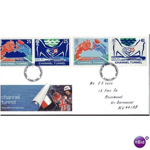1994 ' CHANNEL TUNNEL ' F.D.C (NORTHAMPTON F.D.I) (EBID512)