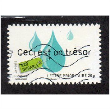 FRA 2008 (55c) 'SUSTAINABILITY - WATER CONSERVATION' FINE USED (EBID20799)