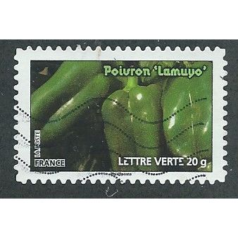 FRA 2012 ( LETTER 20g) 'GREEN VEGETABLES ' FINE USED (EBID41-162)