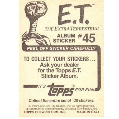 1982 #45 ET in Bike Carrier