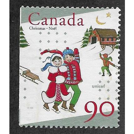 CAN 1996 90c 'CHRISTMAS' (BKLT) FINE USED (EBID71-399)