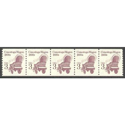 2252 3c Conestoga Wagon Very Fine MNH Dry Gum PNC 1/5 P0951