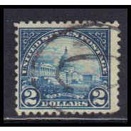 Used 572 $2 U.S. Capitol Barely Clears W2320