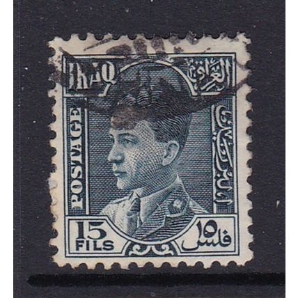 IRAQ 1934 KING GHAZI 15f USED SG179