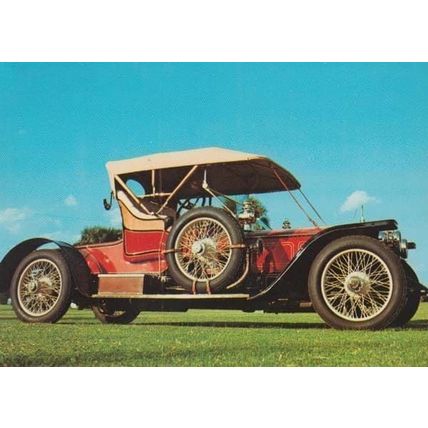 Rolls Royce 1910 Car Rare Photo Postcard