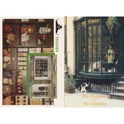 Tisanes Tea Store Choirs Religious Books & Statues 2 The Cotswolds Shop Postcard