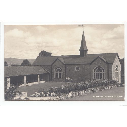 Domestic Science Kitchen Howell's Girls School Denbigh Denbighshire Postcard H7