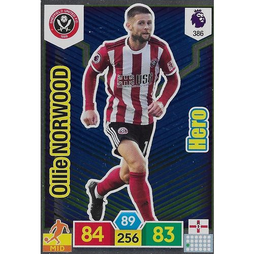 Premier League Adrenalyn XL 2019/20: Hero - Sheffield United, Norwood