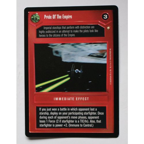 Star Wars CCG: Special Edition Limited # Pride of the Empire (A) 1998 dark
