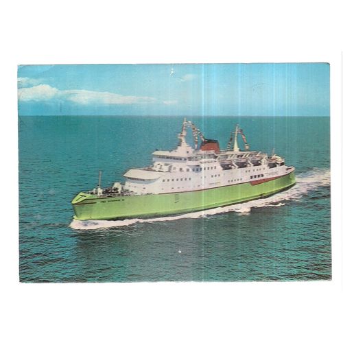 FREE ENTERPRISE lV Townsend Thoresen Ferries unused vintage postcard c.1972 #