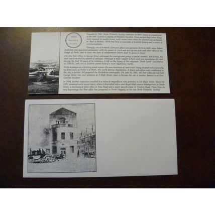 1991 GB Perth Philatelic Society mint Illustrated cover Post Office