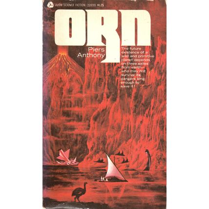 Orn by Piers Anthony ( Avon Books | 3rd. Printing | 1971 )