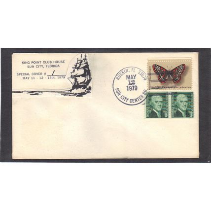 Event King Point Club House Multiple Stamps (Cachet-U/A) CV40017