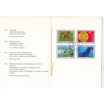 Switzerland 1976 Publicity PTT Card Bern cancel VGC