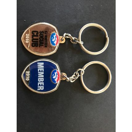 2010 Western Bulldogs Membership and Social Club Key Rings
