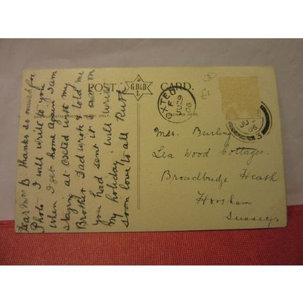FOUNTAINS ABBEY, RIPON . used. antique postcard by G D & D L 1906 pm =