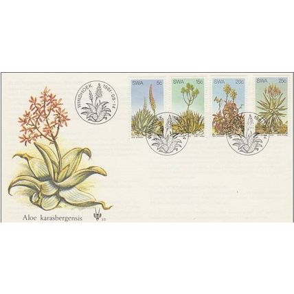 South West Africa 1981 Aloe Plants FDC