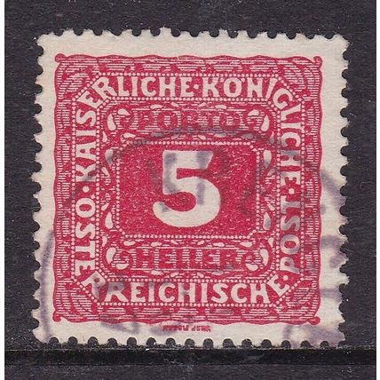 Austria Postmark Krenglbach 1917 Postage Due 5h VGC