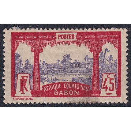 French Gabon 1910 SG 43 Used (E-126 (1)) - See Description