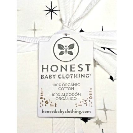 Honest Baby Clothing Organic Stroller Navey Blanket & Cap Set Baby Shower NEW