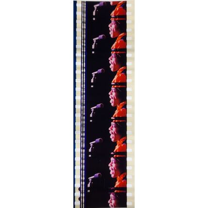 Jimi Hendrex. Pk MTP - C057E . 1 STRIP OF 5 - 35MM FILM CELLS. A very rare strip