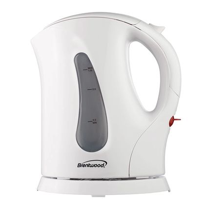 Brentwood 1L Cordless Water Kettle White