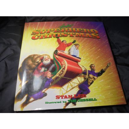SUPERHERO CHRISTMAS by STAN LEE! HC Book! $25.00 shipped! MINT!!
