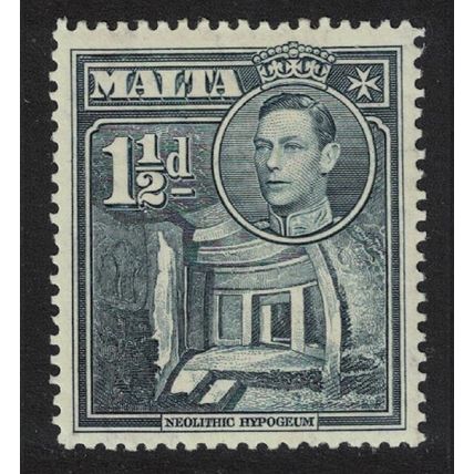 Malta Hypogeum Hal Saflieni 1½d black 1938 MNH SG#220b