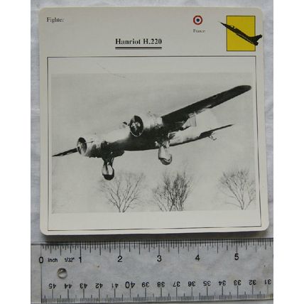 Hanriot HD.220 - France - Fighter - Collectors Club Card
