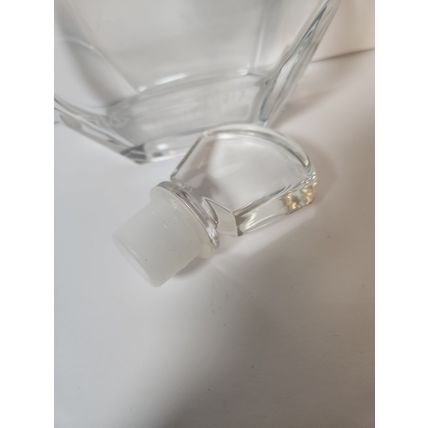 Luigi Bormioli Light & Music Crystal Decanter Bottle Italy Heavy 9" Vintage