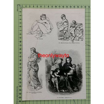 Holy Family (De Sarto), Woman Taken In Adultery, Book Illustration (Print), 1850