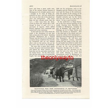 Crossing River In Filanzana & Interior Highlands, Madagascar, Book Illustration