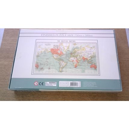 VINTAGE MAP: THE BRITISH EMPIRE Jigsaw Puzzle (1000 Piece) 2018