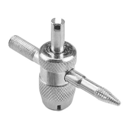 4-Way Valve Repair Core Key Tool Removal Car Motorcycle Motorbike Van Bike Tyre