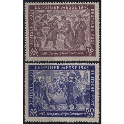 GERMANY Alliiert SBZ [Allgemein] MiNr 0198-99 ( **/mnh )