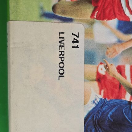 Subbuteo lw team ref 741 LIVERPOOL COMPLETE SET IN CORRECT LABEL BOX