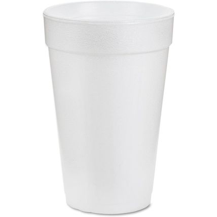 Dart 20J16 3.7" Top & 2.4" Bottom Diameter, 6.1" Height, Big Drink Foam Cup, 20