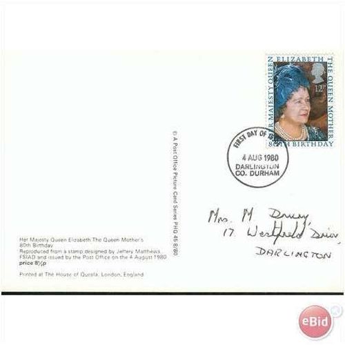 GB PHQ + FDI 1980 - Queen Mother's 80th Birthday